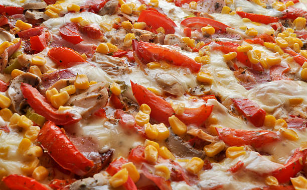 Homemade Pizza stock photo