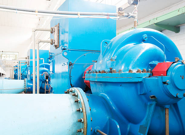 istock Modern urban wastewater treatment plant. 485879927