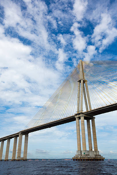 istock The Manaus Iranduba Bridge over the Amazon River, Brazil 485880334