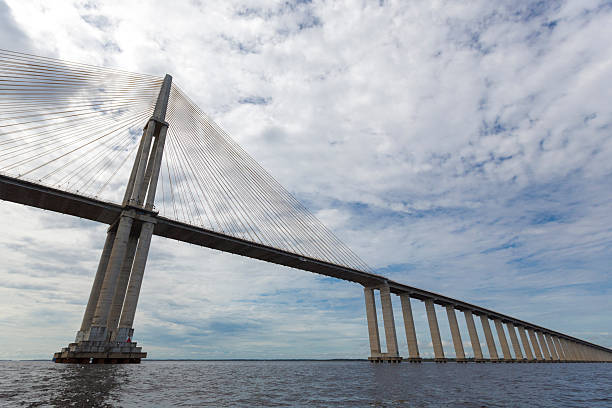 istock The Manaus Iranduba Bridge over the Amazon River, Brazil 485880548