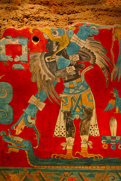 Ancient Storytelling Mexican Image Ancient Mexican Image aztec civilization photos stock pictures, royalty-free photos & images