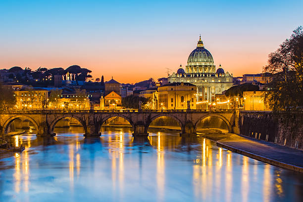 istock Sunset at the Vatican City 485881364