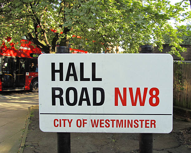 nw8 - london england sign street street name sign 뉴스 사진 이미지