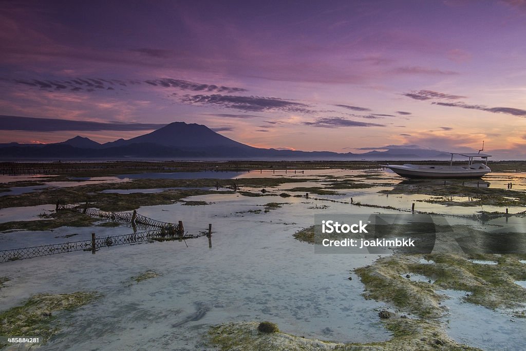 Vulcão Agung em Bali - Royalty-free Alga marinha Foto de stock