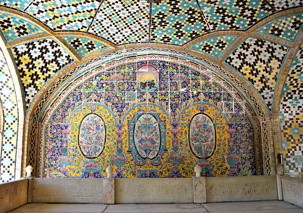 golestan palace, teerã, irã - qajar - fotografias e filmes do acervo