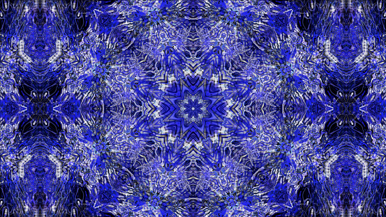 Kaleidoscopic seamless pattern