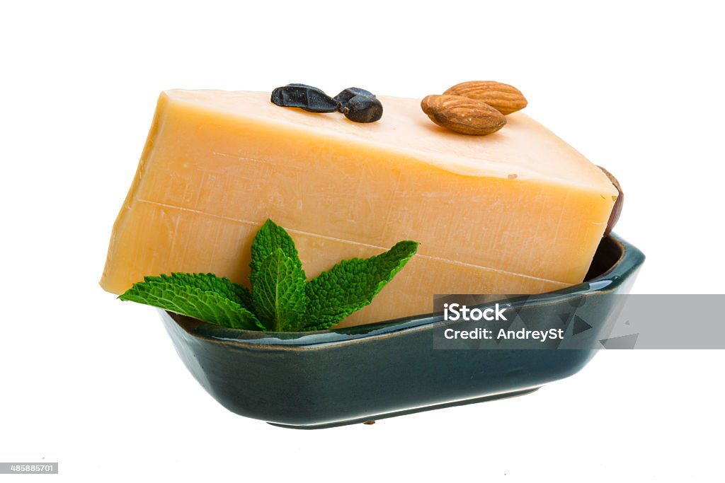 Old hard cheese Appetizer Stock Photo