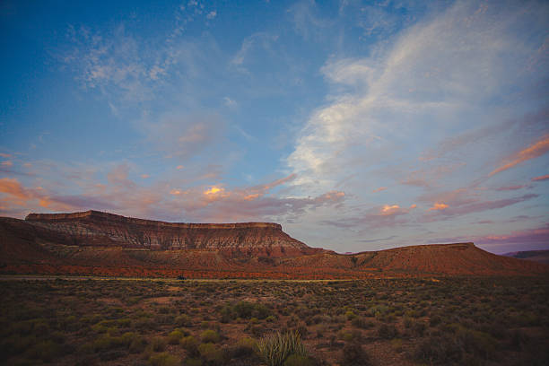 istock Desert like view on a red canyons 485886490