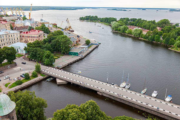 istock Top view on the Old City  Vyborg 485886662