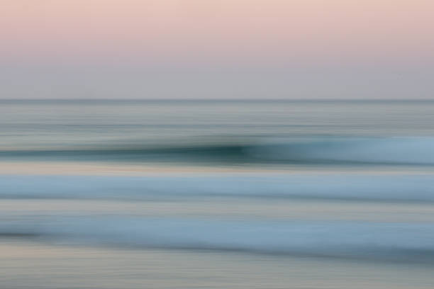 istock Abstract sunrise ocean background with blurred panning motion 485889584