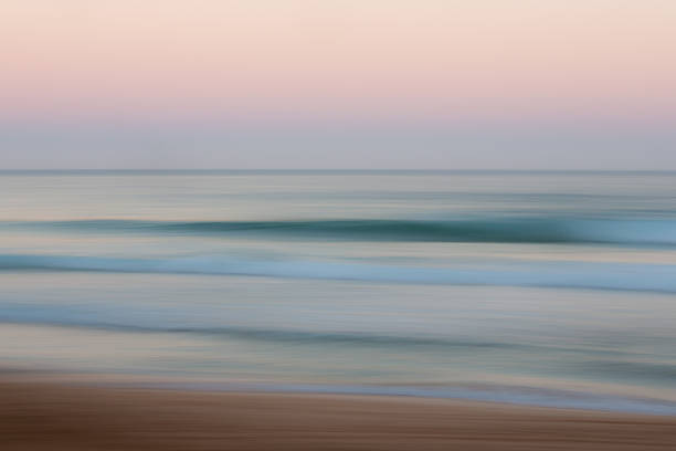 istock Abstract sunrise ocean background with blurred panning motion 485889872