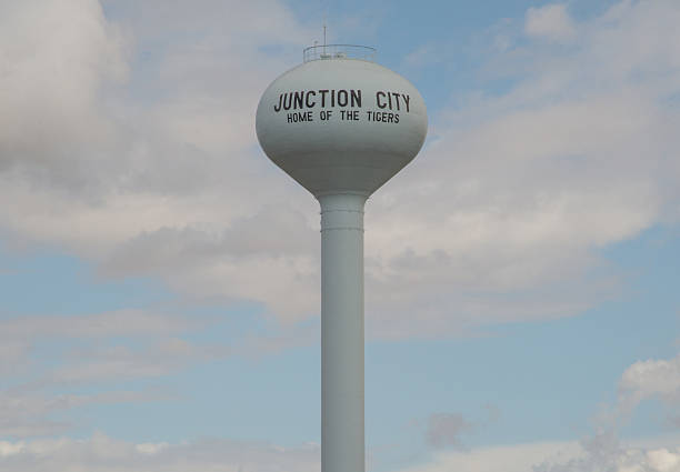 istock Water tower in Junction City Oregon 485890950