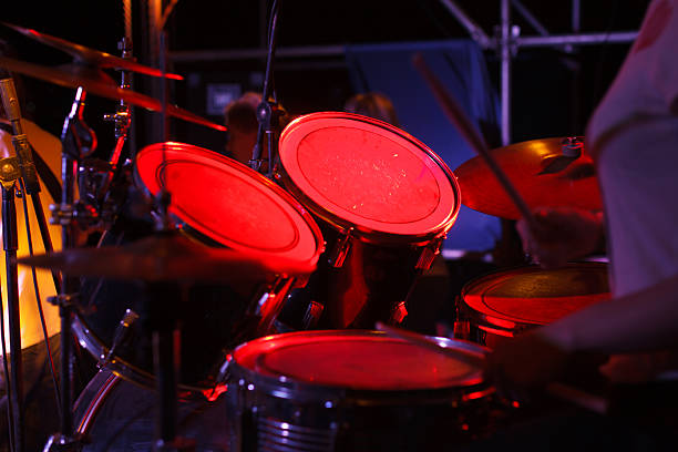 istock drums on the concert place 485891240