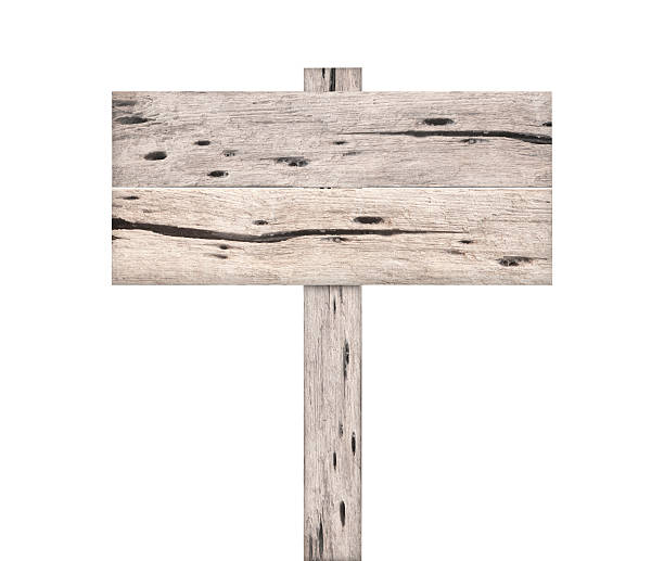 istock Old wooden sign 485893870