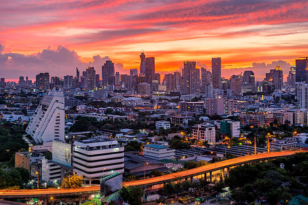 istock sunset bangkok beautifull sky 485895260