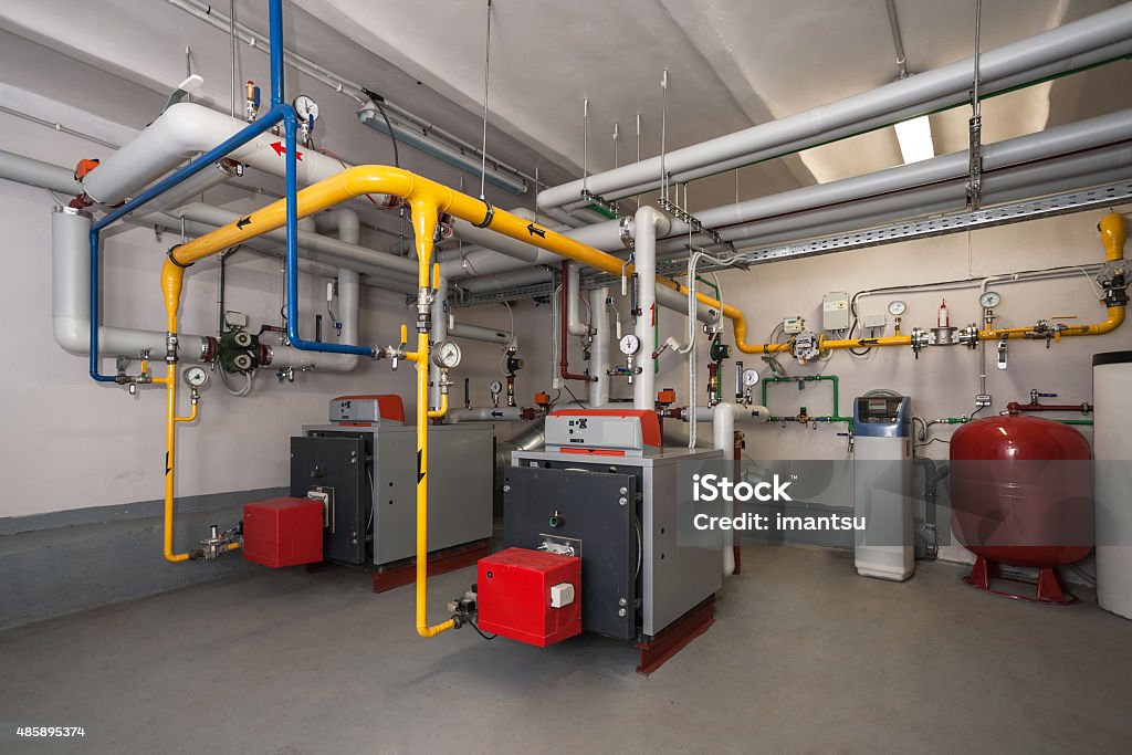 Gas boiler - Lizenzfrei Heizkörper Stock-Foto Gas boiler - Lizenzfrei Heizkörper Stock-Foto