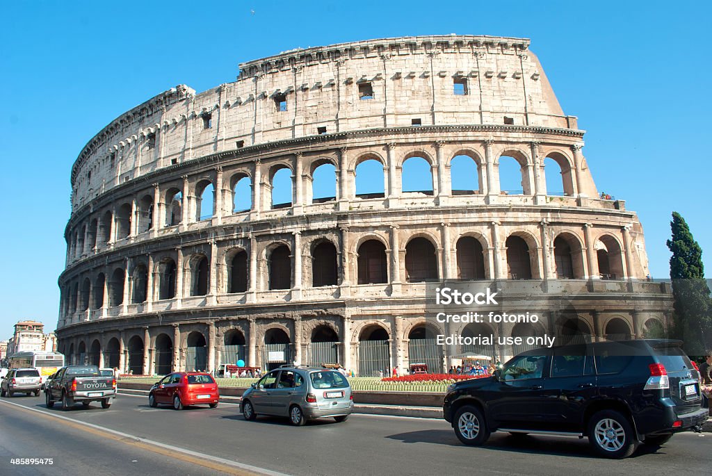 Roman Vida na cidade - Royalty-free Alto-Contraste Foto de stock