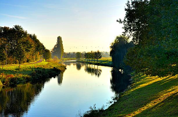 istock Early in the morning by the river 485895901