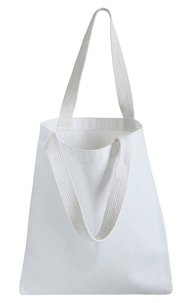 istock White cotton bag isolated on white background 485897833
