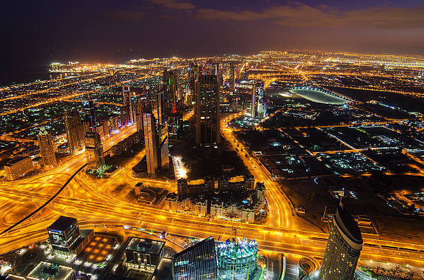 istock Downtown of Dubai (United Arab Emirates) at night 485900071