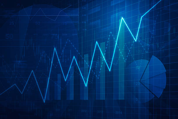 istock Growth graph with financial chart and graph, success business 485900296