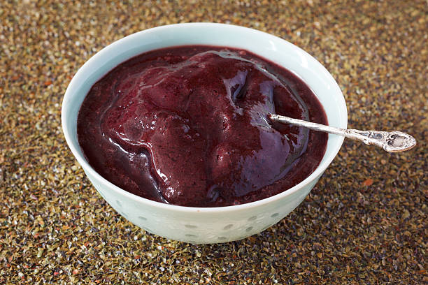 istock Brazilian dessert Acai pulp 485902270