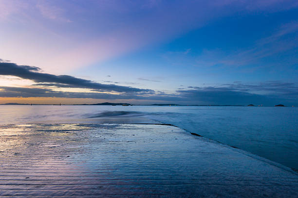 istock Road to seaside at dawn 485902546