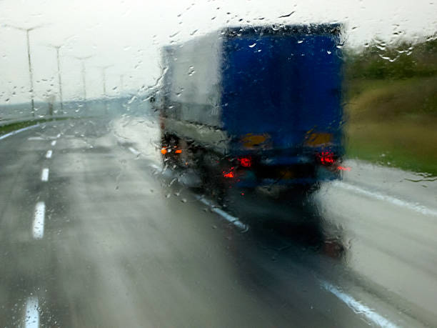 istock Bad weather on the highway 485910376