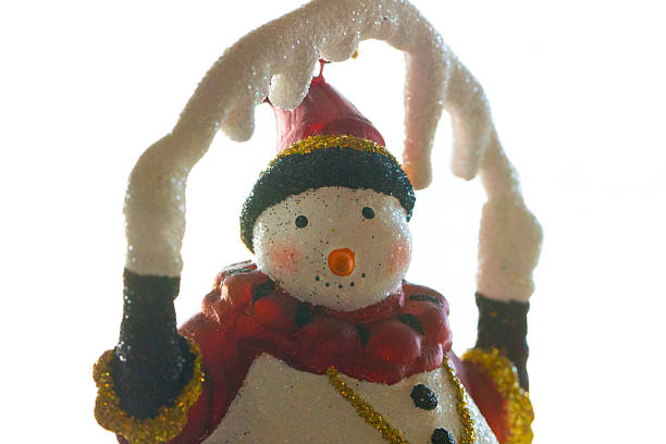 istock Portrait of a snowman 485913376