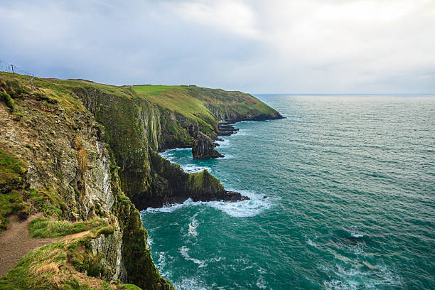 istock Irish landscape. coastline atlantic coast County Cork, Ireland 485913663
