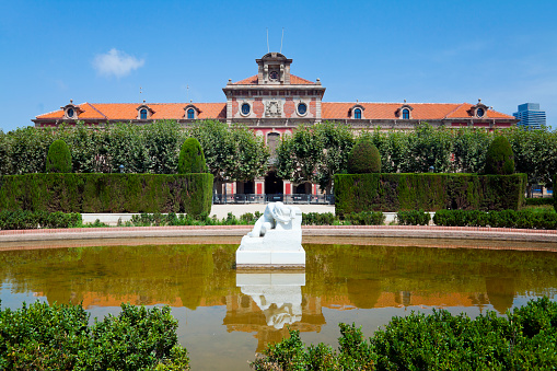 Catalonian parliament building at Parc de la Ciutadella, Barcelo