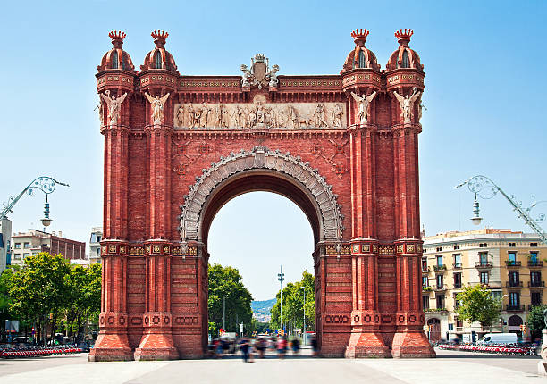 Arc de Triomf in Barcelona, Spain Arc de Triomf in Barcelona, Spain arc de triomf barcelona photos stock pictures, royalty-free photos & images