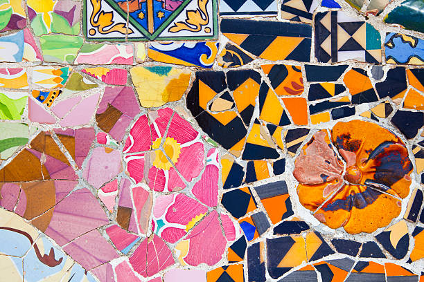 istock Gaudi ceramics, Park Guell, Barcelona, Spain 485916170