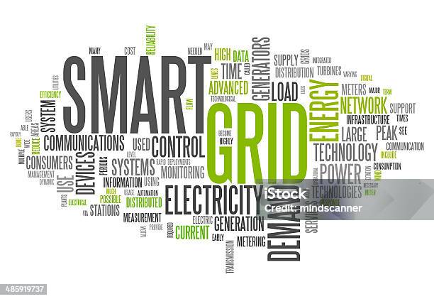 Word Cloud Smart Grid Stock Illustration - Download Image Now - Smart Meter, Smart Grid, Grid Pattern