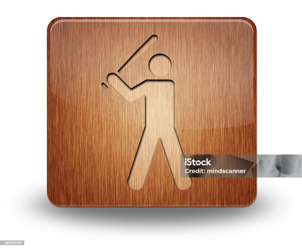 Icon, Button, Pictogram Baseball Icon, Button, Pictogram with Baseball symbol Baseball - Sport stock illustration