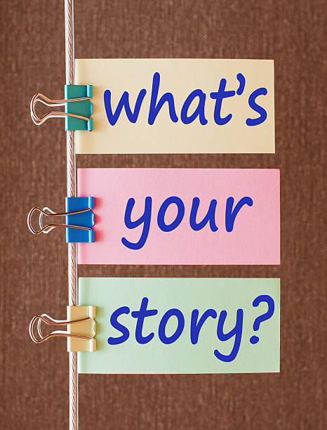 What is Your Story stock photo