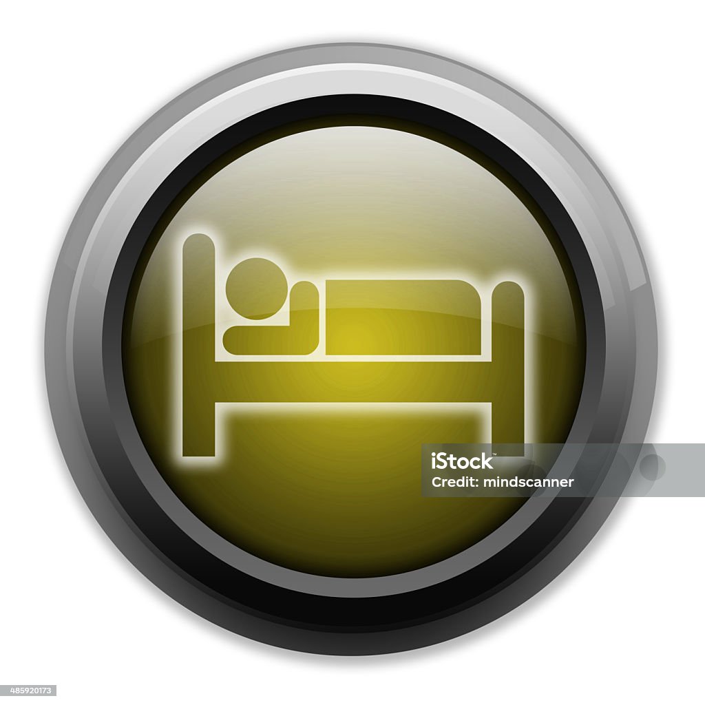 アイコンボタン、Pictogram ホテル、ホテル - B&amp;Bのロイヤリティフリーストックイラストレーション