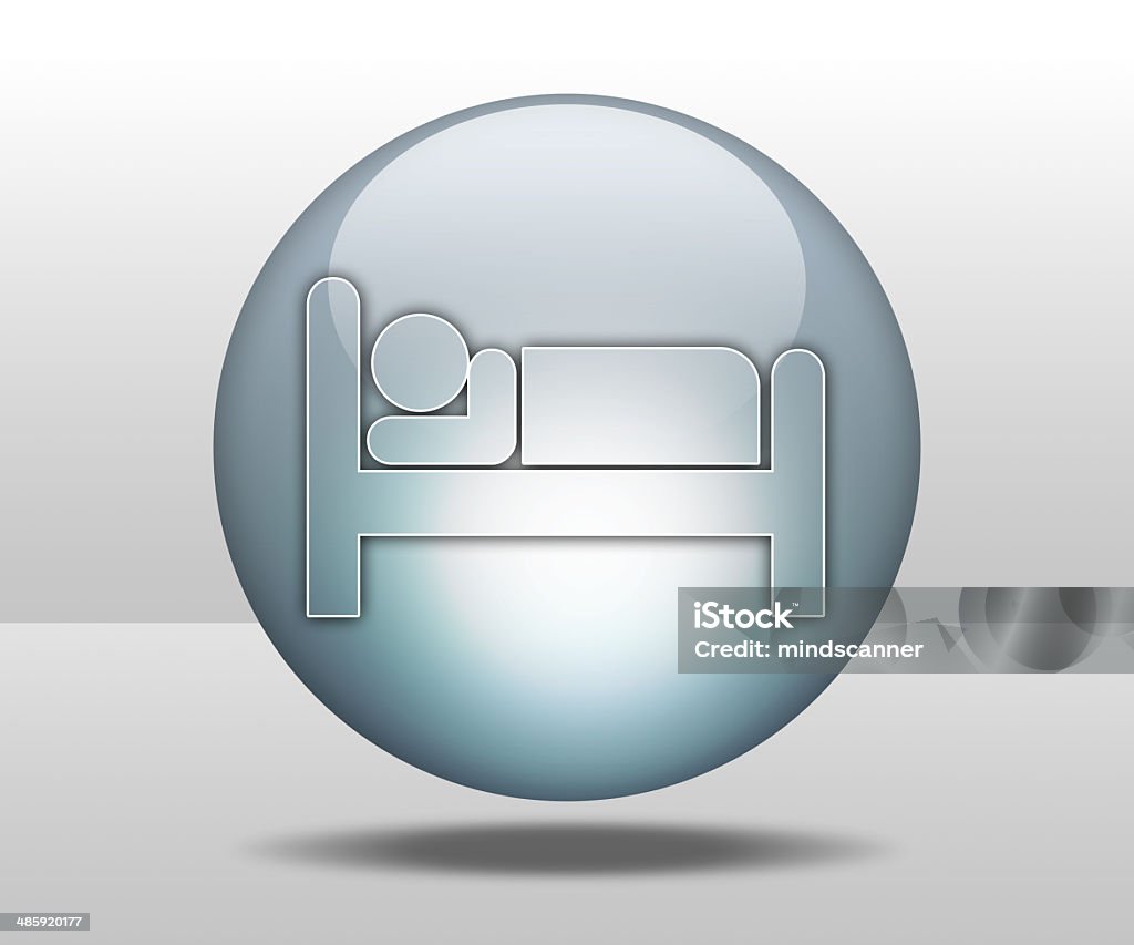 Icon, Button, Pictogram Hotel, Lodging Icon, Button, Pictogram with Hotel, Lodging symbol Bed - Furniture stock illustration
