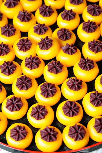 istock Kanom sanay chan, Thai dessert 485921173