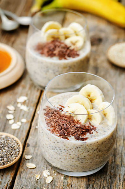 istock overnight banana oats quinoa Chia seed pudding 485922982