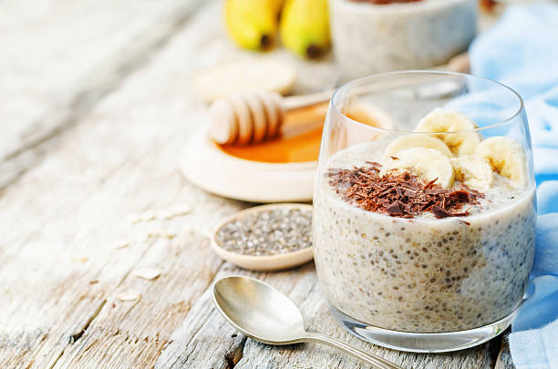 istock overnight banana oats quinoa Chia seed pudding 485923002