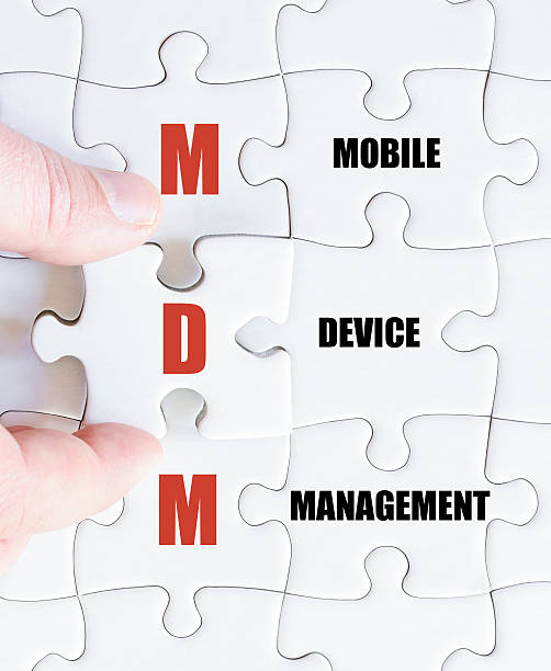 istock Last puzzle piece with Business Acronym MDM 485923100