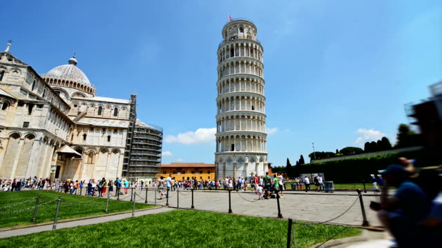 Famous architectural attraction Pisa in Italy