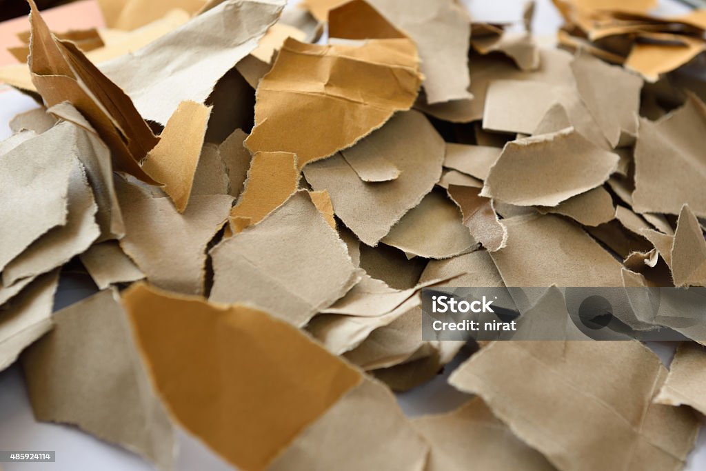 paper Abstract background with shredded paper 2015 Stock Photo
