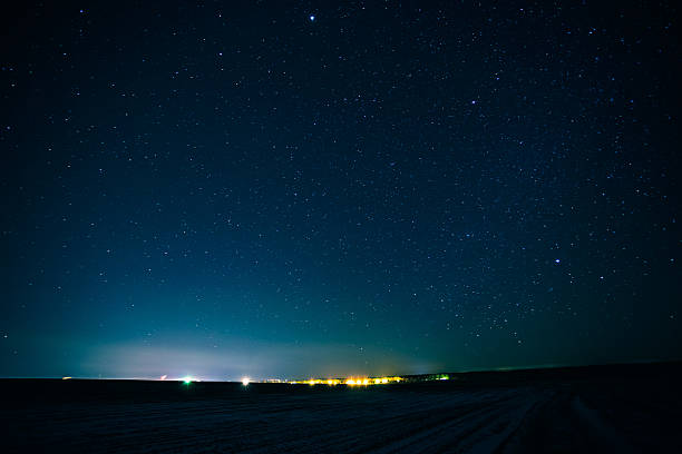 istock Natural Real Night Sky Stars Background Texture 485924608