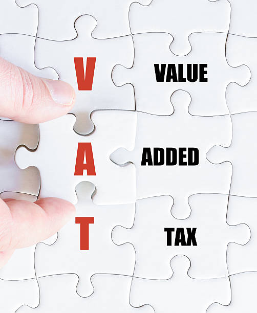istock Last puzzle piece with Business Acronym VAT 485925254