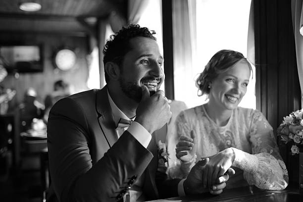 istock Groom and bride on wedding day. 485926687