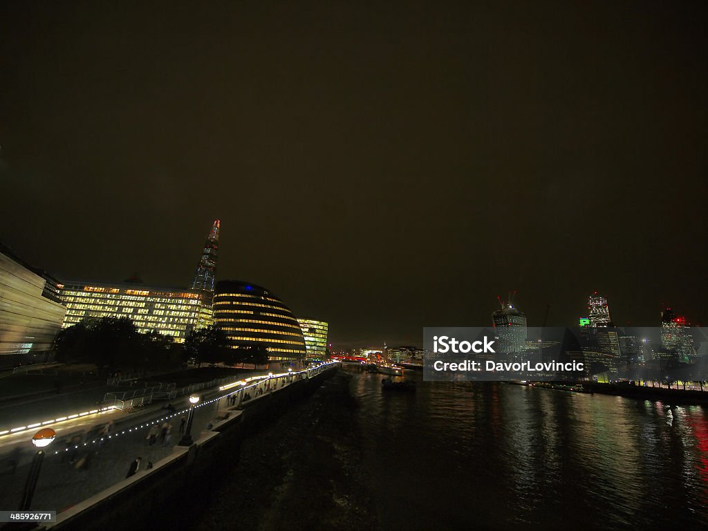 London bei Nacht - Lizenzfrei Abenddämmerung Stock-Foto