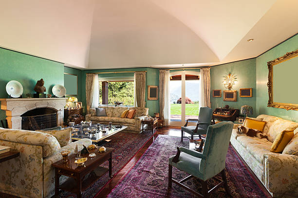 istock living room of a luxurious villa 485927762