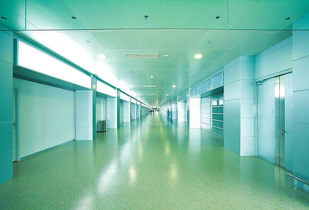 istock Modern office building of interior corridor 485930072
